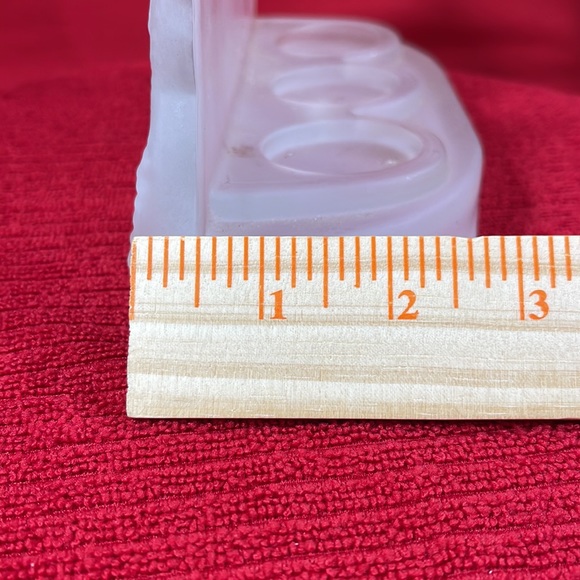 Vintage Foisted Glass House Candle Holder by “CHRISTMAS AROUND THE WORLD” 1989 - Picture 15 of 16